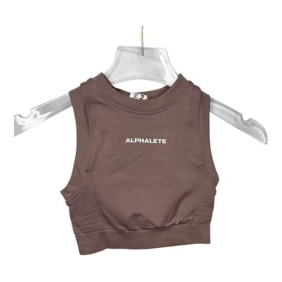 Alphalete Ozone Crop Bra Top Mauve Size XS - Picture 3 of 8